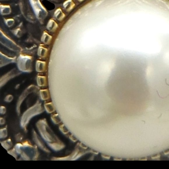 Sterling 14k Freshwater Pearl Necklace - Picture 3 of 8